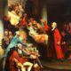 Patrick Henry's "Treason" speech before the House of Burgesses in an 1851 painting by Peter F. Rothermel. Painting of Patrick Henry's "If this be treason, make the most of it!" speech against the Stamp Act of 1765.