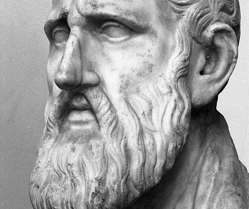 Zeno of Citium, the founder of Stoicism, in the Farnese collection, Naples – Photo by Paolo Monti, 1969