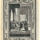 An 18th-century engraving, based on a drawing by Samuel Wale, of the Bill of Rights being presented to William III and Mary II