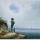 Napoleon Bonaparte exiled to island of Saint Helena by Franz Josef Sandmann, c. 1820