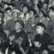 Mao Zedong and Lin Biao surrounded by rallying Red Guards in Beijing, 1966, China Pictorial