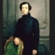 Alexis de Tocqueville, French author of Democracy in America, first volume publication, 1835, second, 1840. Painting by Théodore Chassériau.