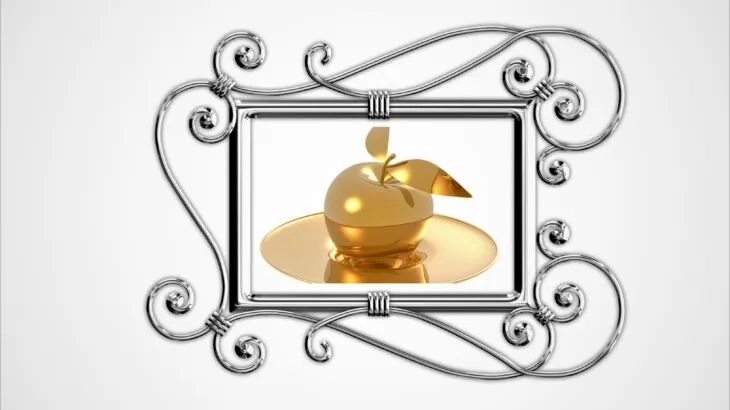 AppleGoldSilverFrame
