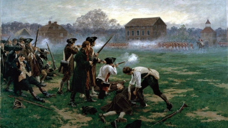BattleofLexington1775WWollen