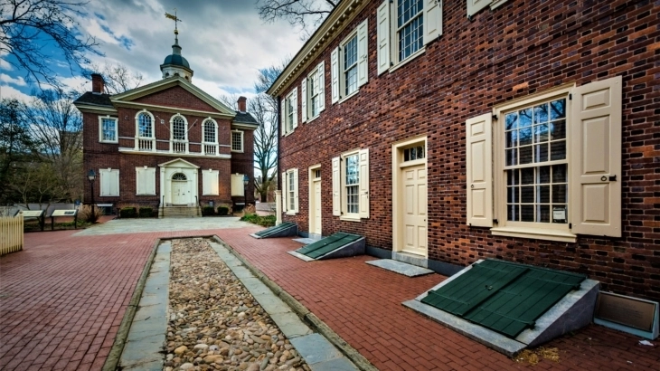 Carpenter's Hall In Old City Philadelphia, Pennsylvania