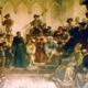 “Martin Luther at the Diet of Worms” (Before Emperor Charles V and the Princes, 17th/18th April 1521). Fresco, 1879/97, by Hermann Wislicenus (1825–1899). Goslar, Kaiserpfalz, Reichssaal, North wall.