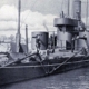 Yugoslav monitor Sava, Austro-Hungarian Navy, SMS Bodrog. She fired the first shots of World War I, 29 July 1914 when she and two other monitors shelled Serbian defenses near Belgrade.