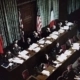 Judges, International Military Tribunal, 1945-1946. The Nuremberg trials were held by the Allies against representatives of the defeated Nazi Germany, for crimes in World War II.