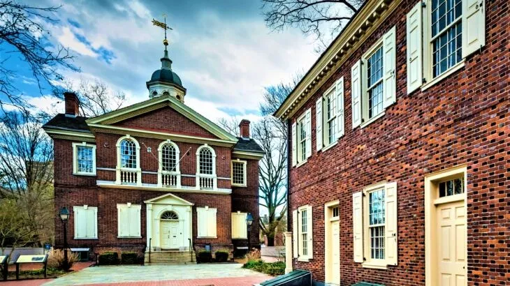 Carpenter's Hall In Old City Philadelphia, Pennsylvania