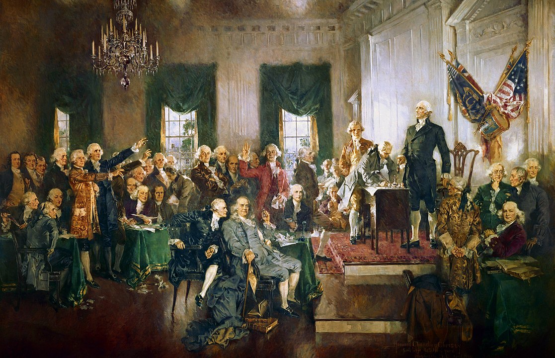 The U.S. Constitution is signed on September 17, 1787 - Maggie L