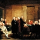 2nd Continental Congress Vote on Declaration of Independence by Robert Edge Pine