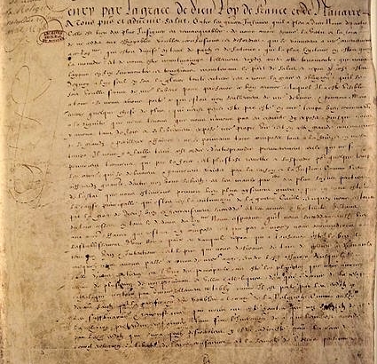 1598 Edict of Nantes which granted extensive religious freedom.