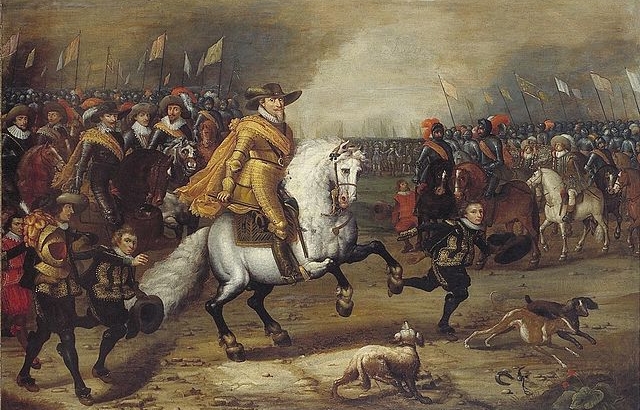 Prince Maurice of Orange during the Battle of Nieuwpoort, 1600, Henri Ambrosius Pacx - Instituut Collectie Nederland