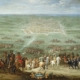 The Surrender of the City of Utrecht on June 30, 1672, to the French king Louis XIV, 1672, Centraal Museum Utrecht, Painting by Lambert de Hondt II