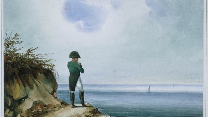 Napoleon Bonaparte exiled to island of Saint Helena by Franz Josef Sandmann, c. 1820