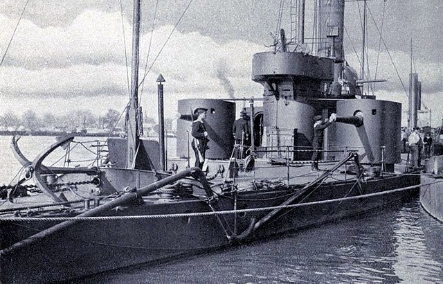 Yugoslav monitor Sava, Austro-Hungarian Navy, SMS Bodrog. She fired the first shots of World War I, 29 July 1914 when she and two other monitors shelled Serbian defenses near Belgrade.