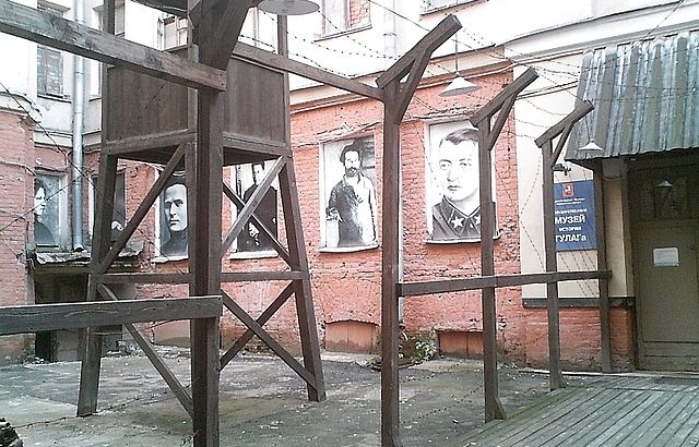 Interior, Gulag Museum in Moscow, used during the Great Purge under Joseph Stalin’s reign killing millions of innocents.