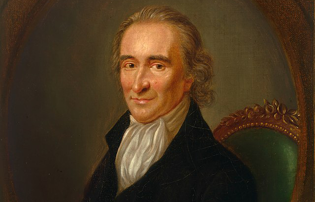 Thomas Paine, a painting by Laurent Dabos, c. 1792.