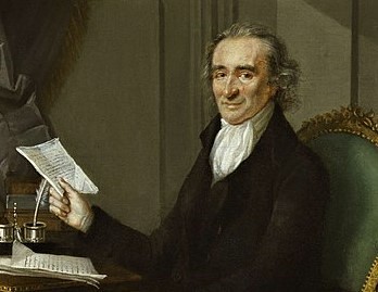 Thomas Paine, oil painting by Laurent Dabos, 1791.